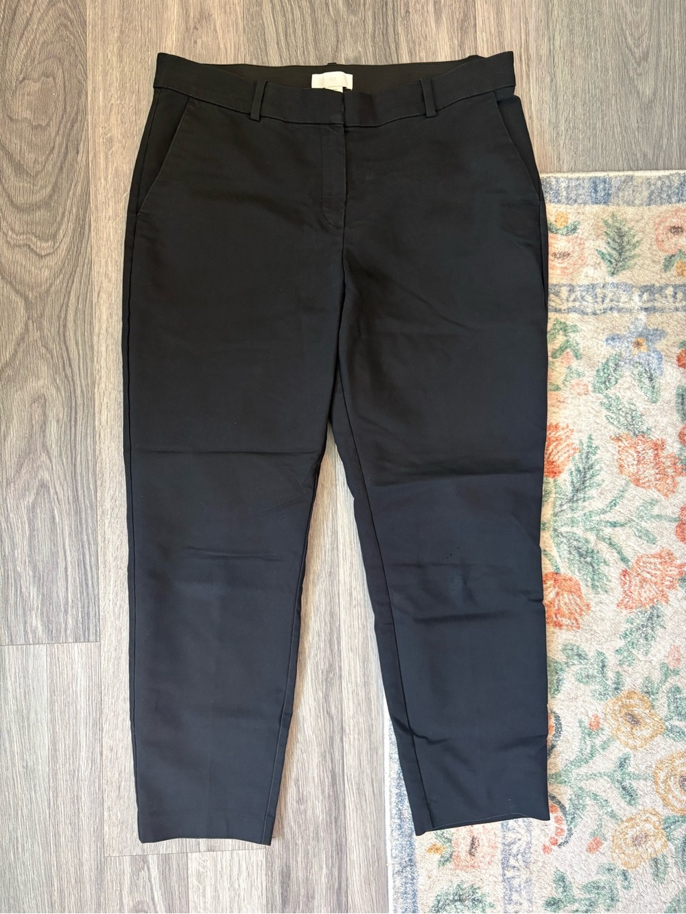 H&M Black Tailored Ankle Trousers